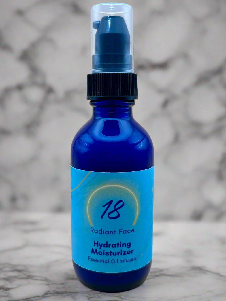Radiant Face 18 Hydrating Moisturizer 1 oz, 2 oz or 4 oz - Radiant Face 18