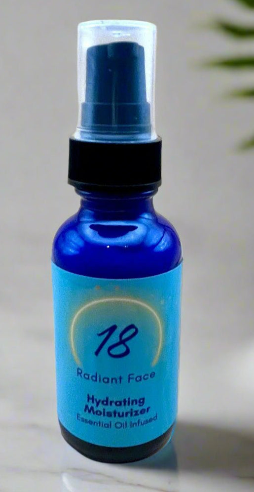 Radiant Face 18 Hydrating Moisturizer 1 oz, 2 oz or 4 oz - Radiant Face 18