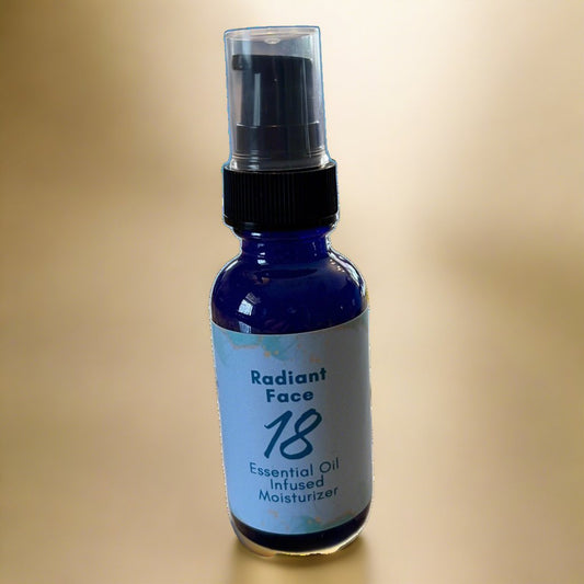 For Jean Nitchals--Radiant Face 18 Essential Oil Infused Face Moisturizer 1 oz - Radiant Face 18